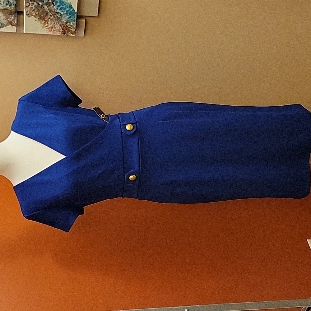 New York & Co Blue Dress Size Small